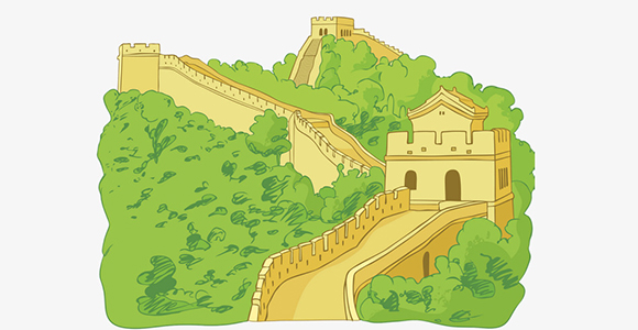 the Great Wall单词图片