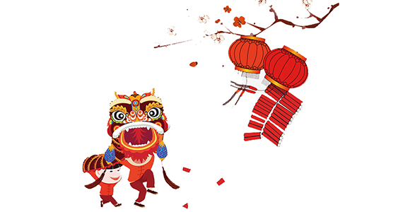 Spring Festival 单词图片