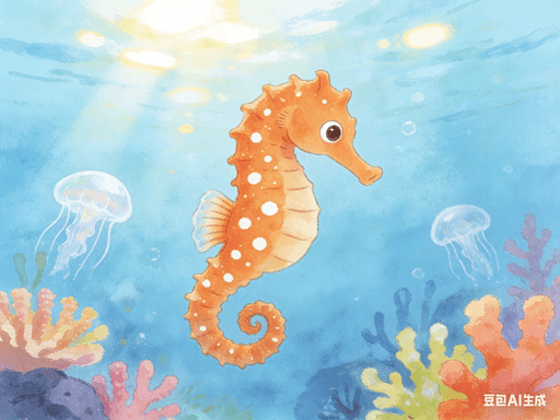 seahorse单词图片