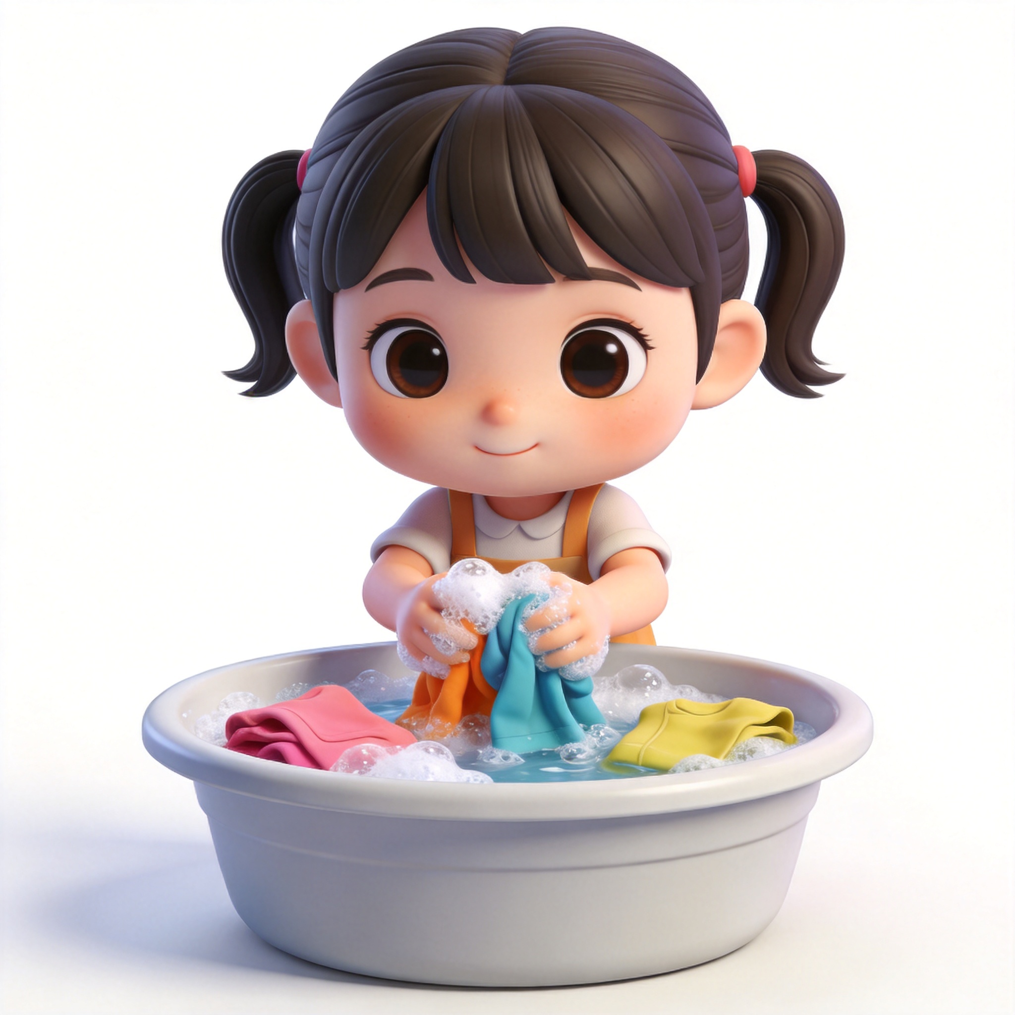 washing clothes单词图片