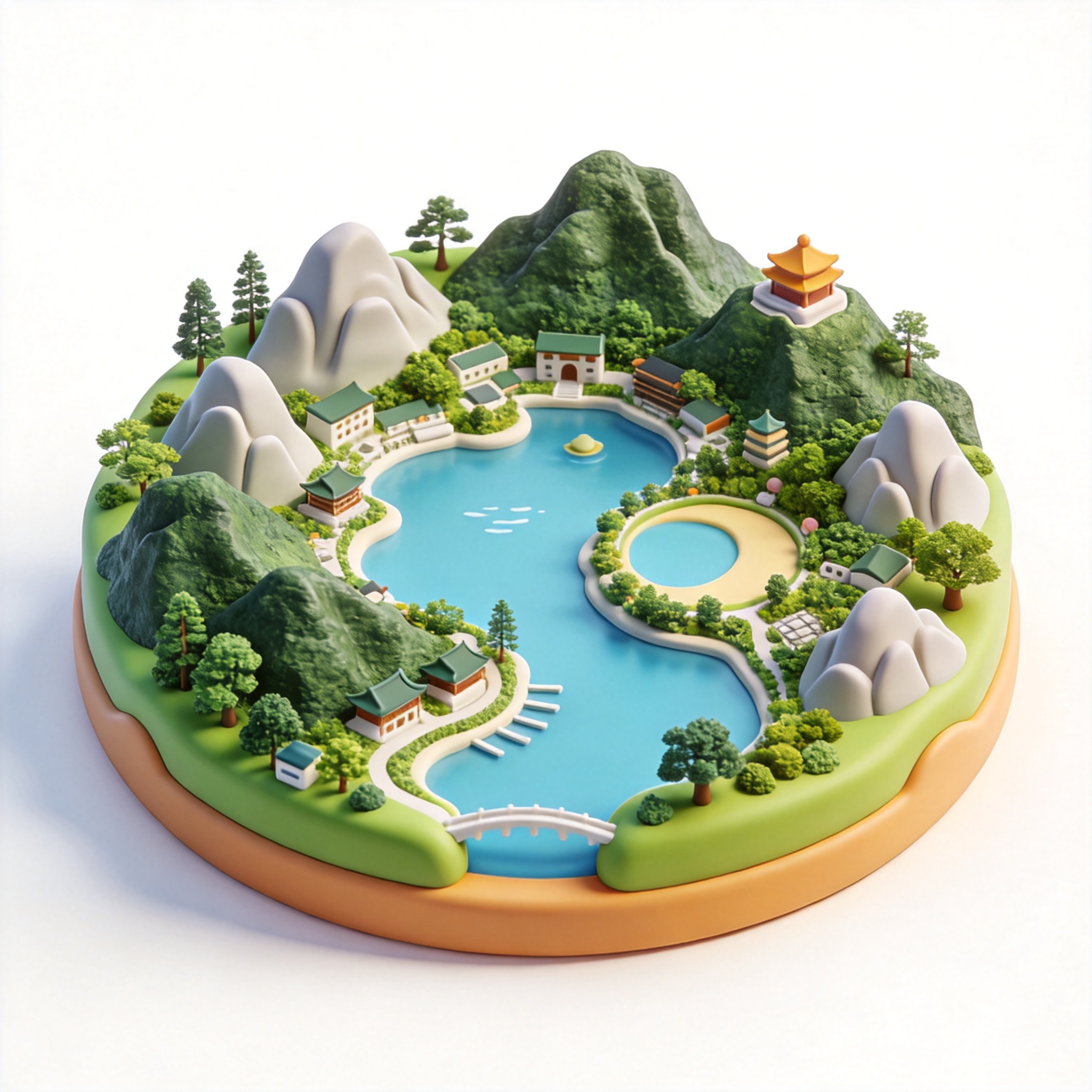 Sun Moon Lake单词图片