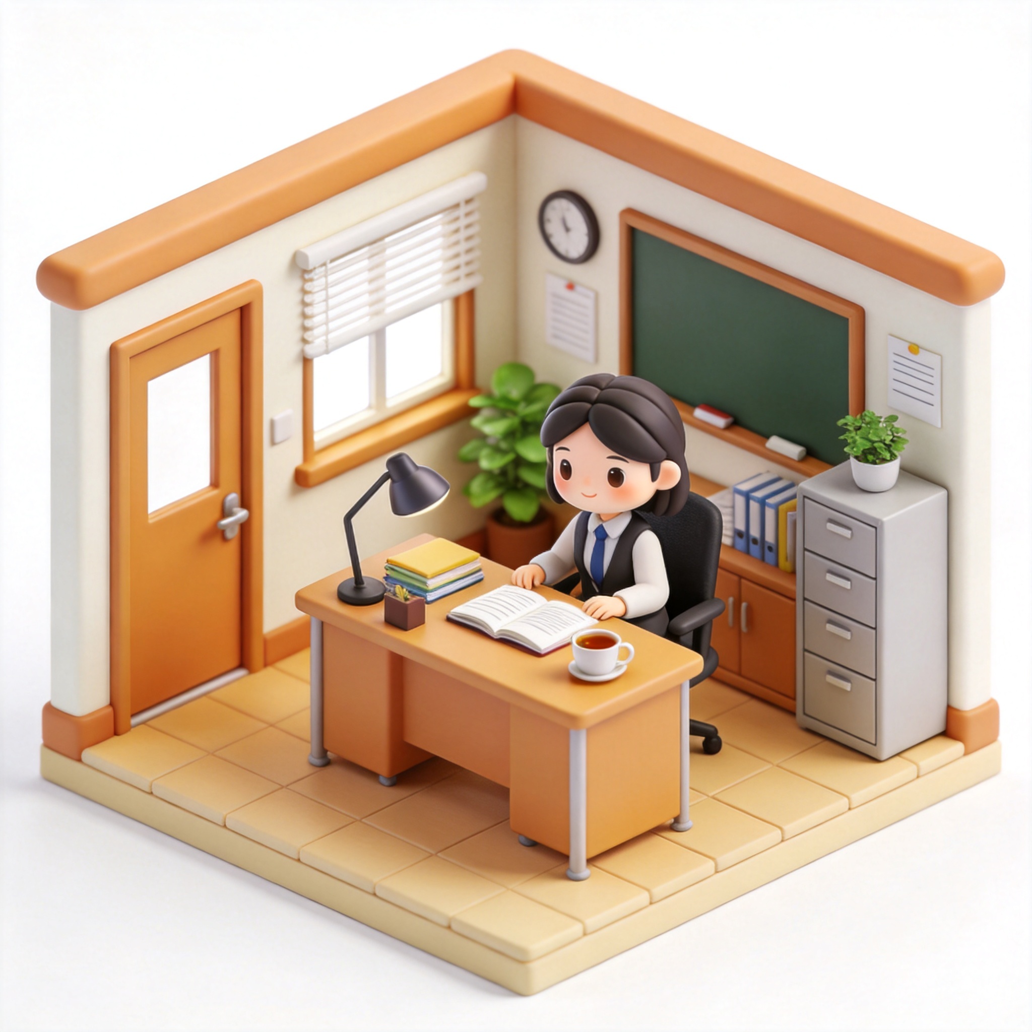 teachers' office单词图片