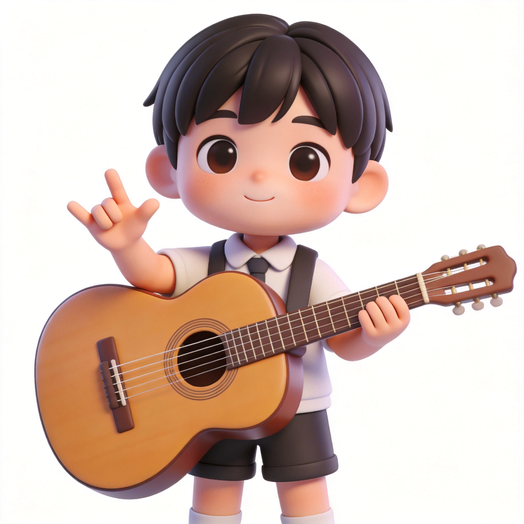 plays the guitar单词图片