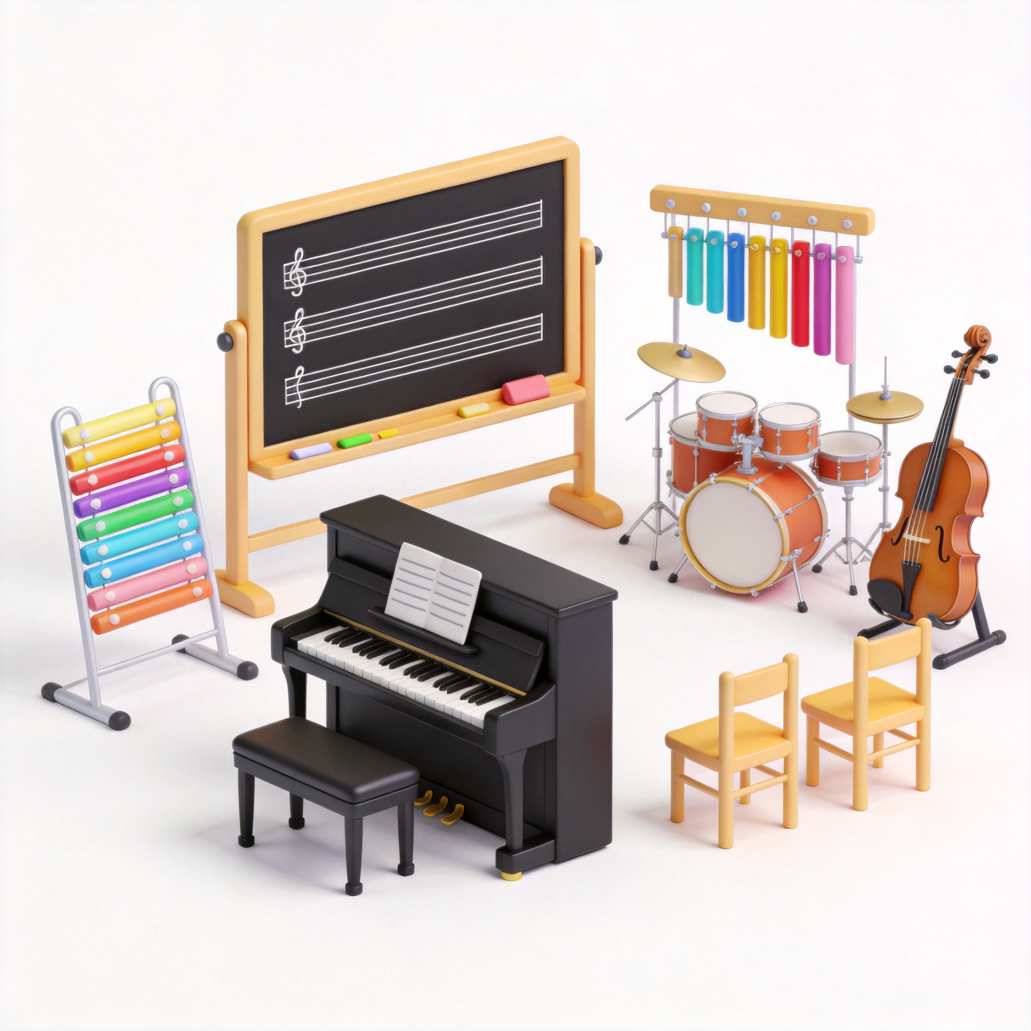 music classroom单词图片