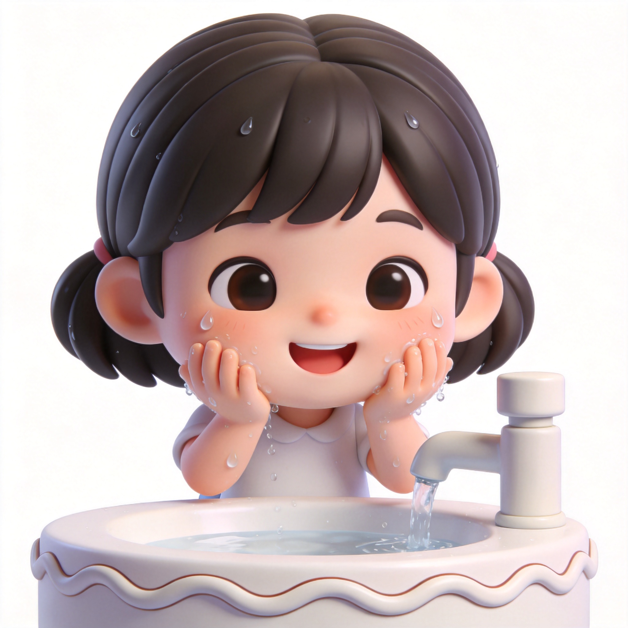 wash my face单词图片