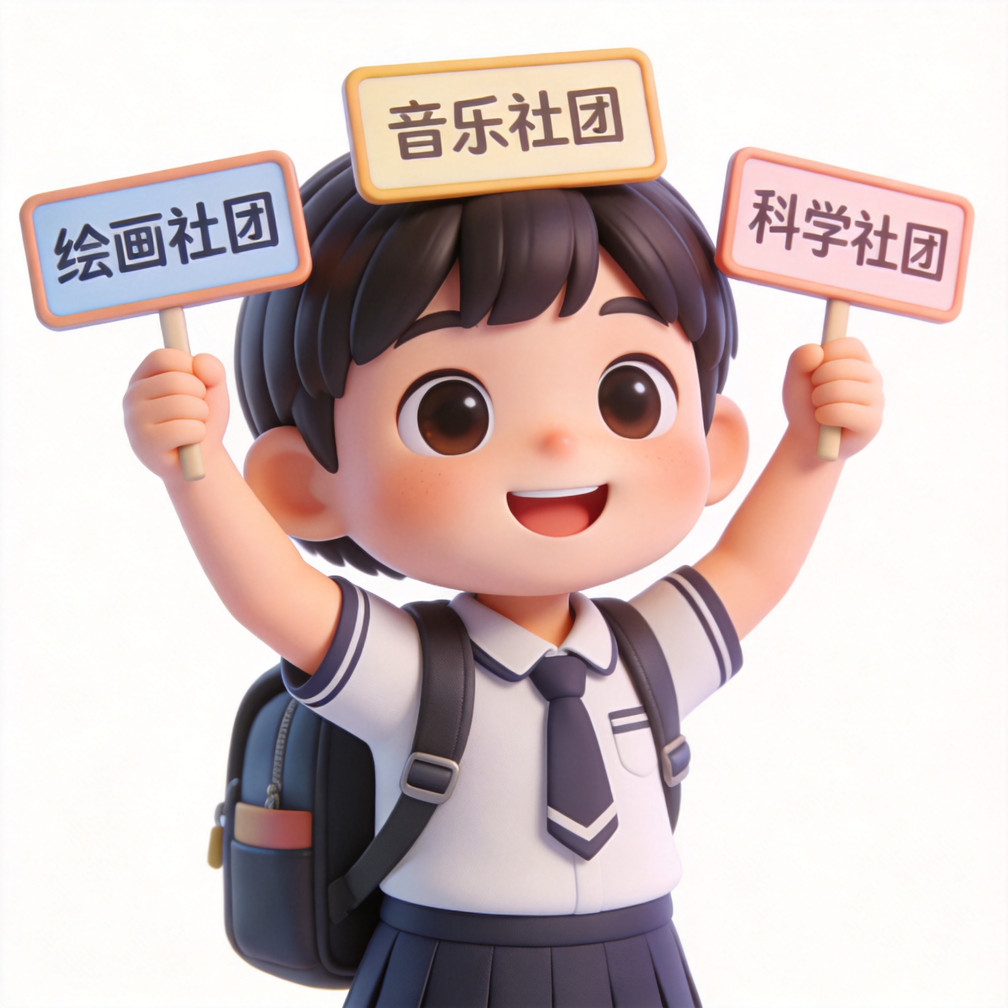 go to a school club单词图片