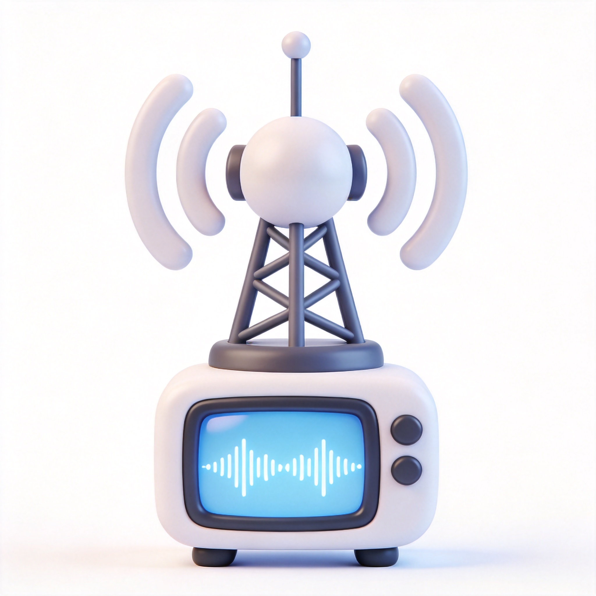 TV station单词图片