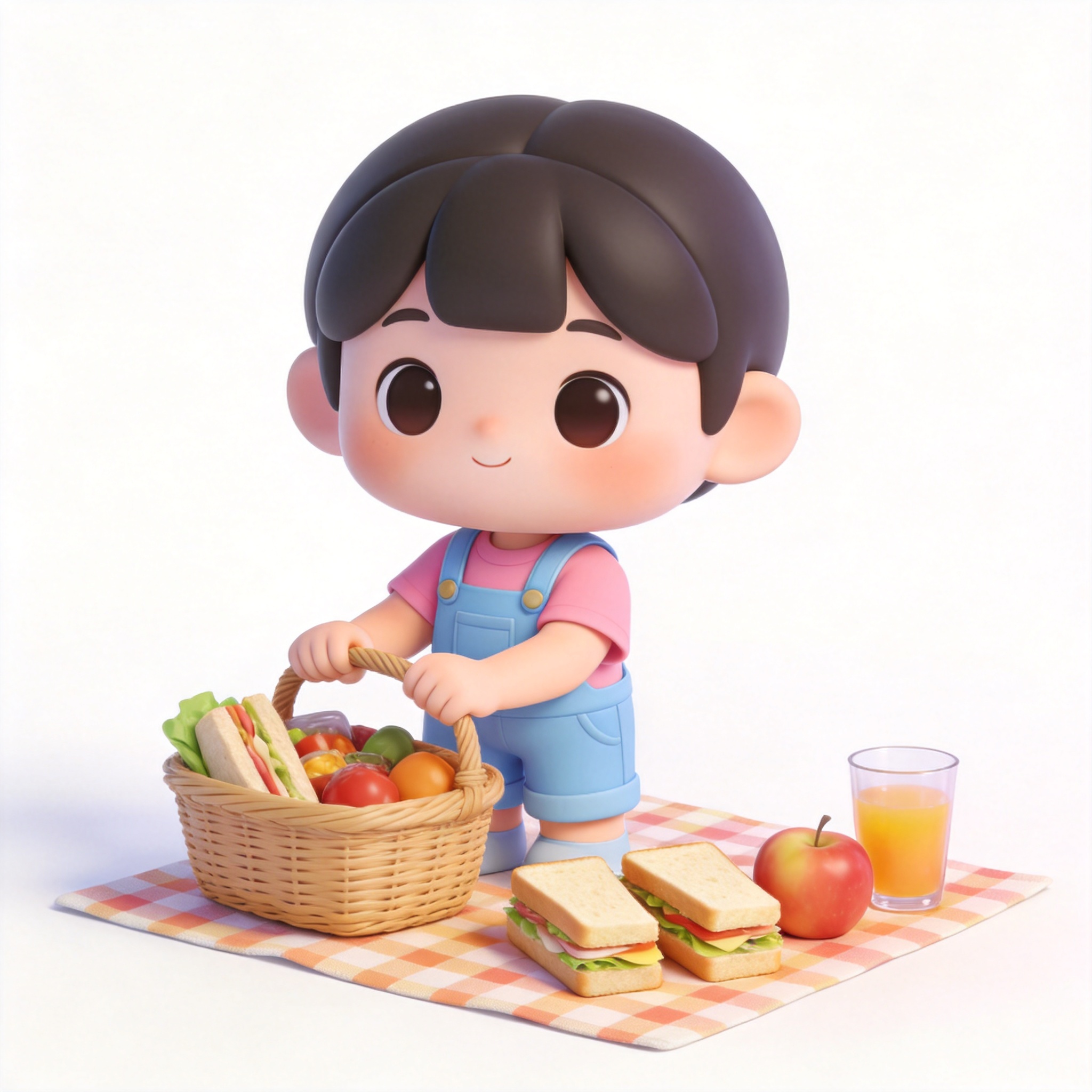 go on a picnic单词图片