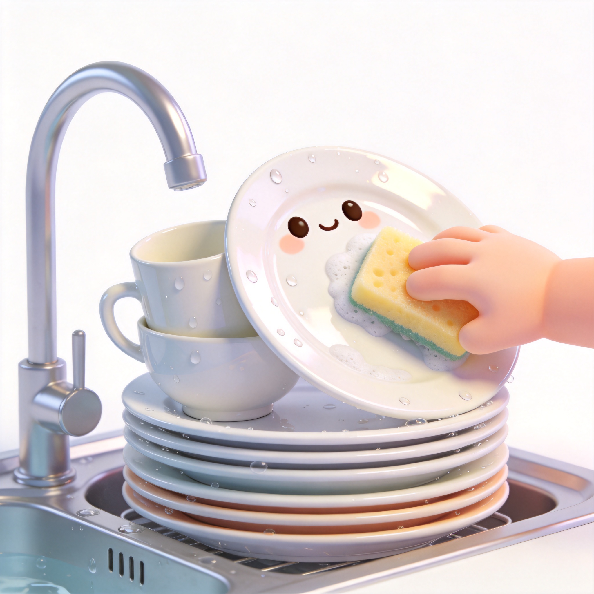 wash up单词图片