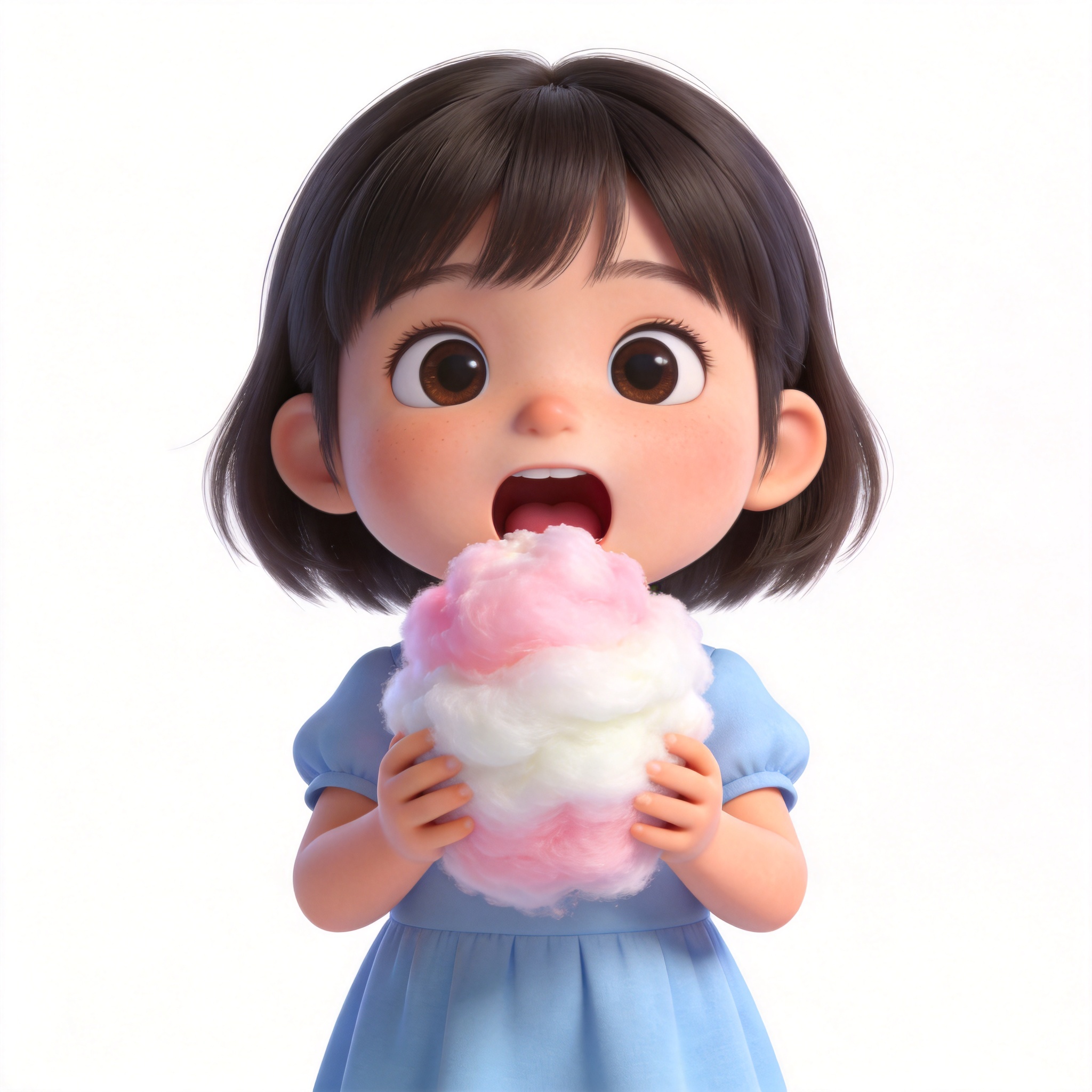 ate some cotton candy单词图片