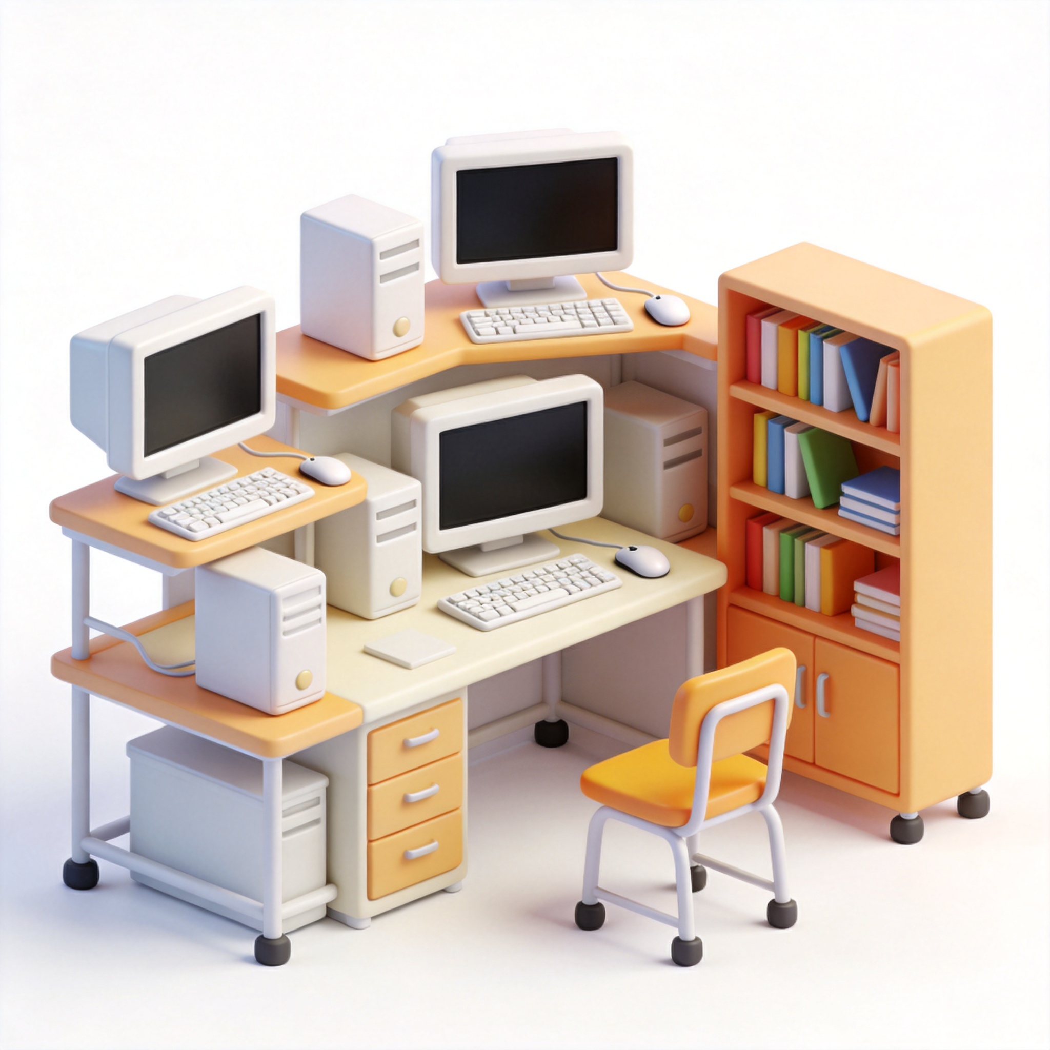 computer room单词图片