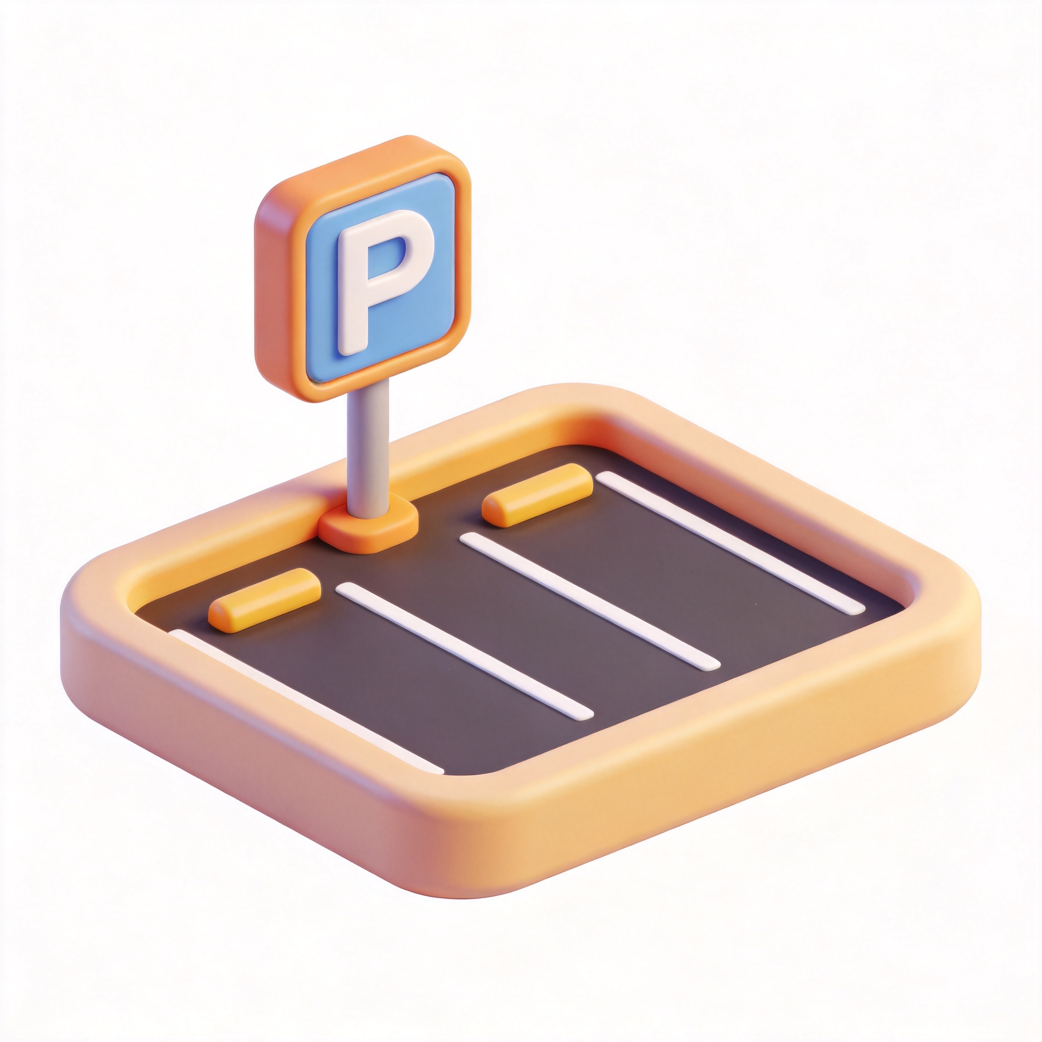 parking space单词图片