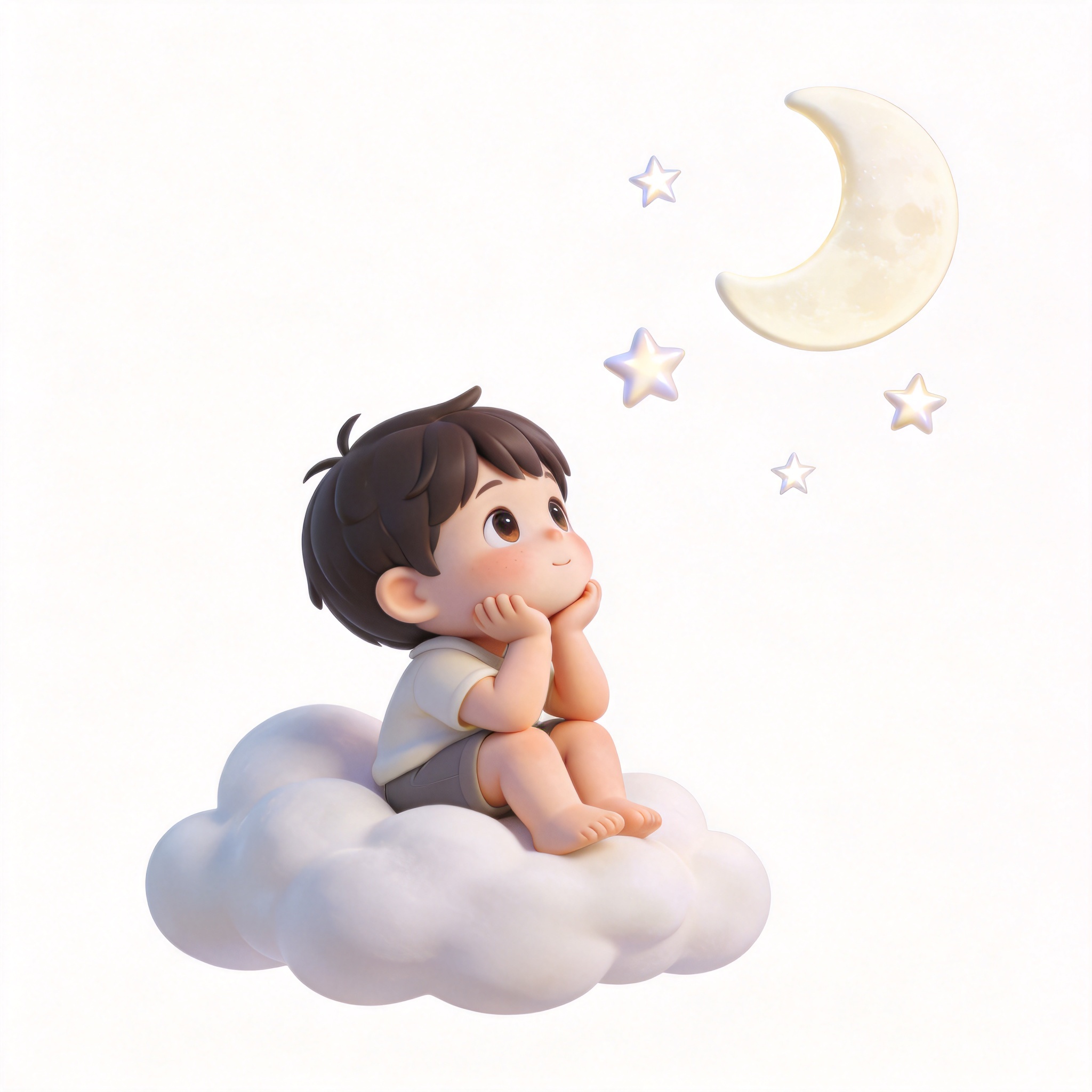 enjoy the moon and stars单词图片