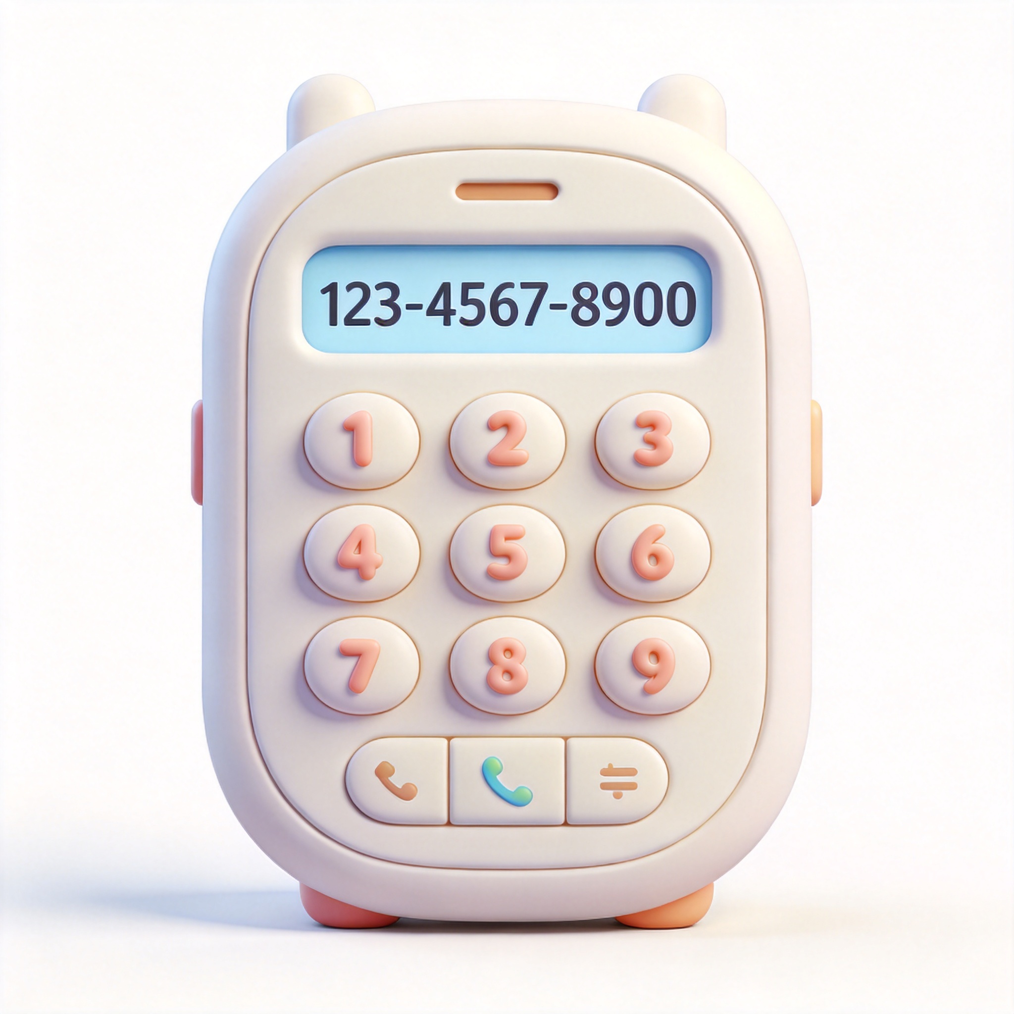 phone number单词图片