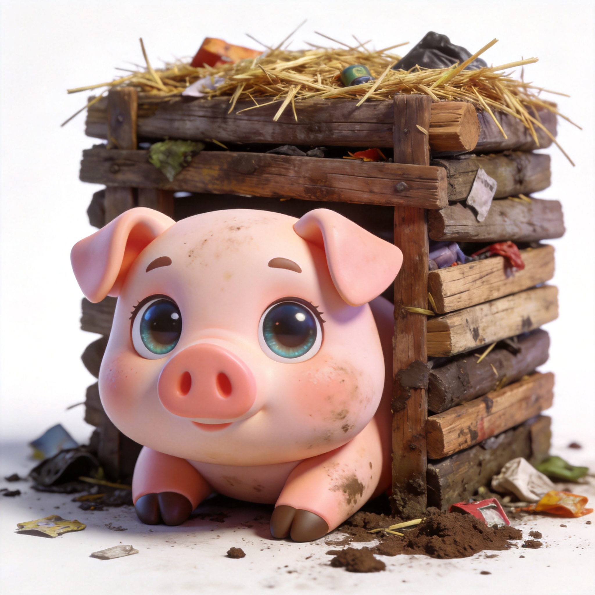 pigsty单词图片