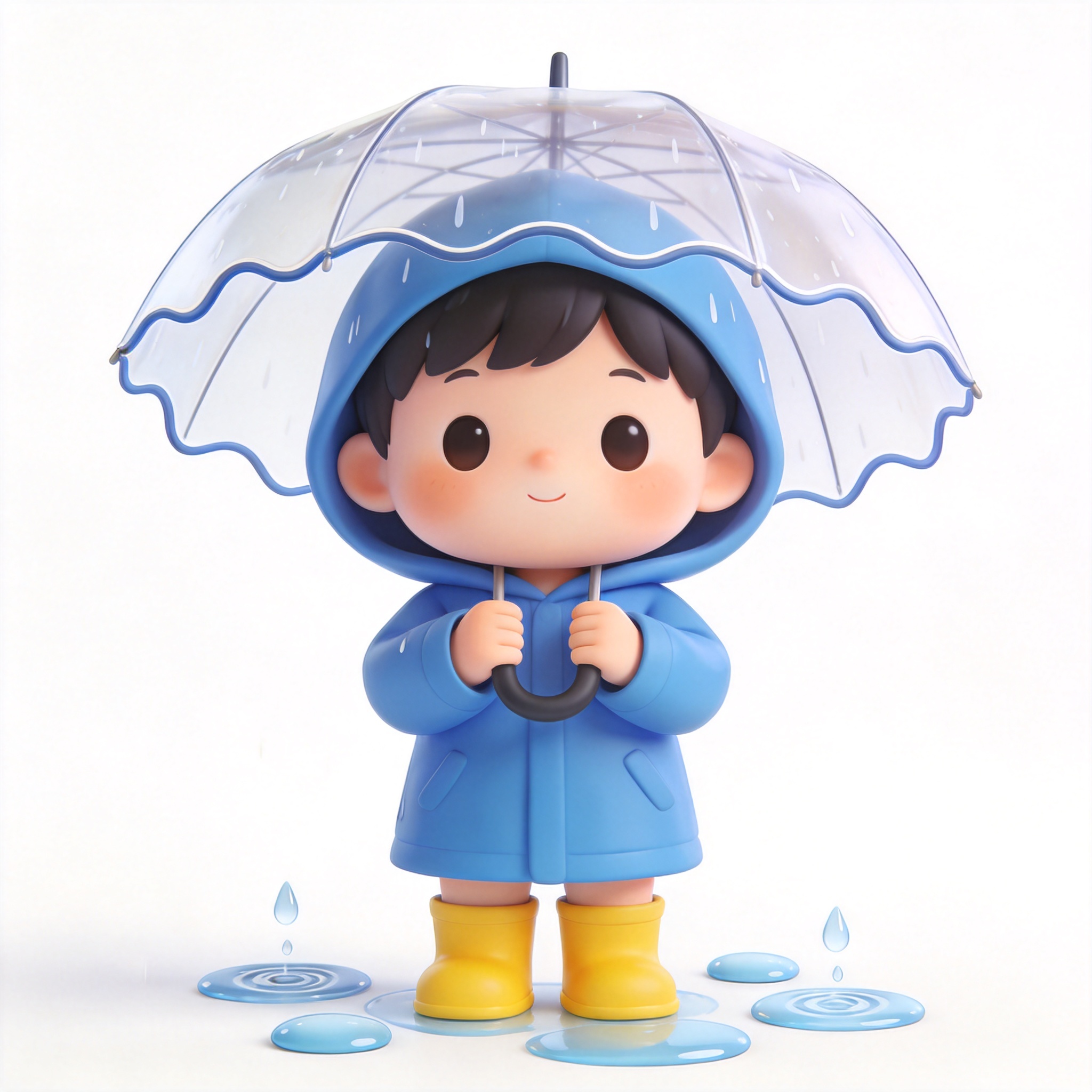 It's raining.单词图片