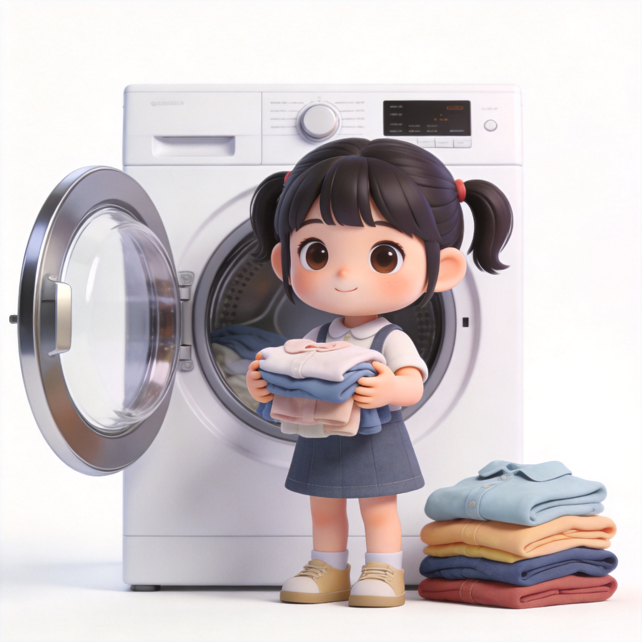wash the clothes单词图片