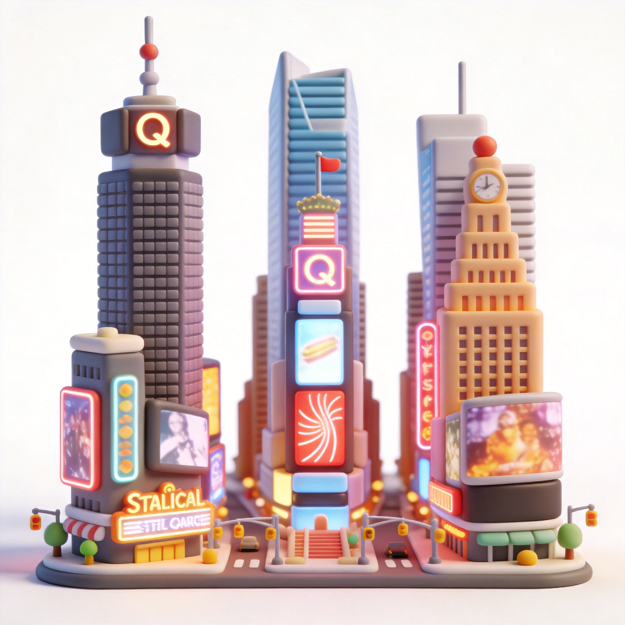 Time Square单词图片