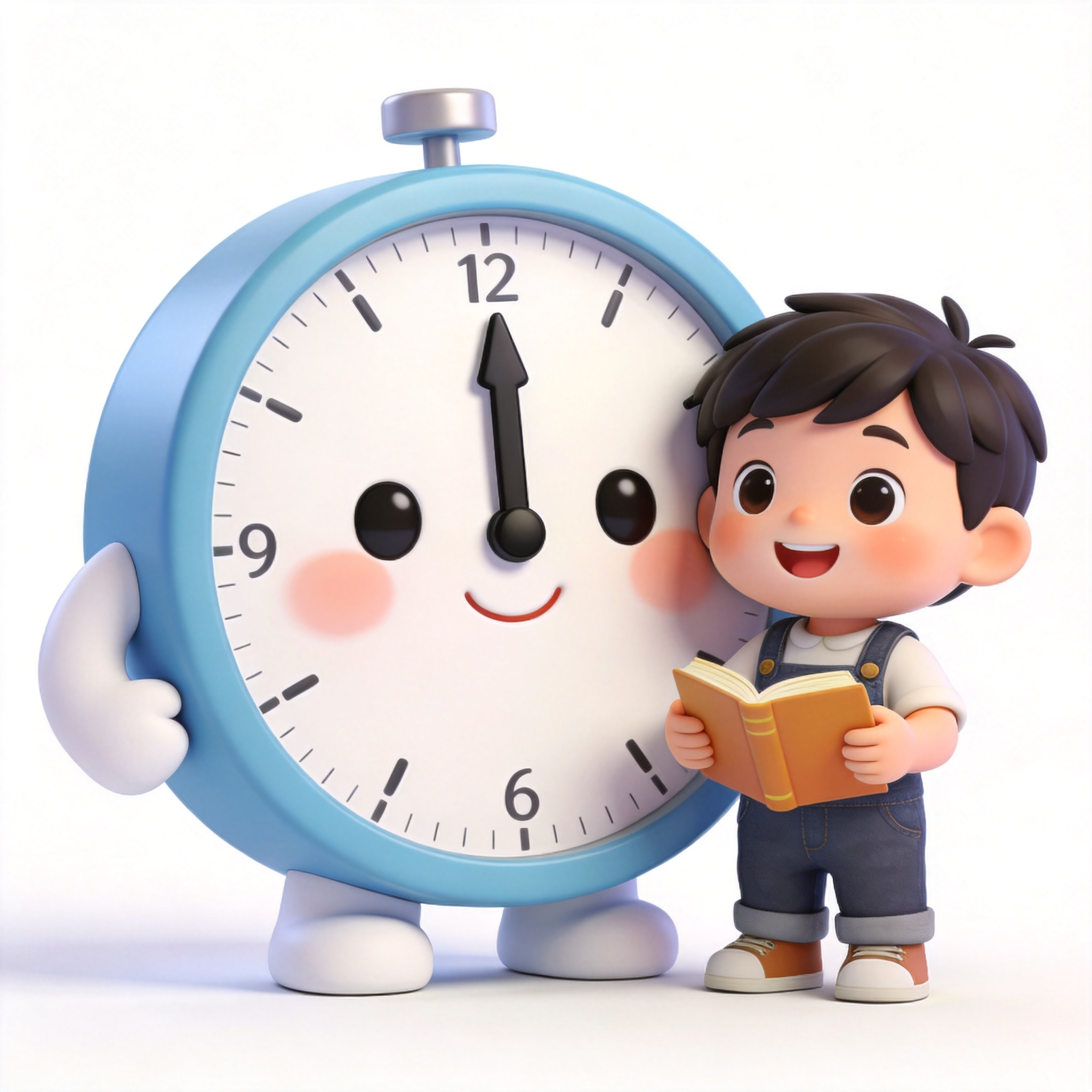 on time单词图片