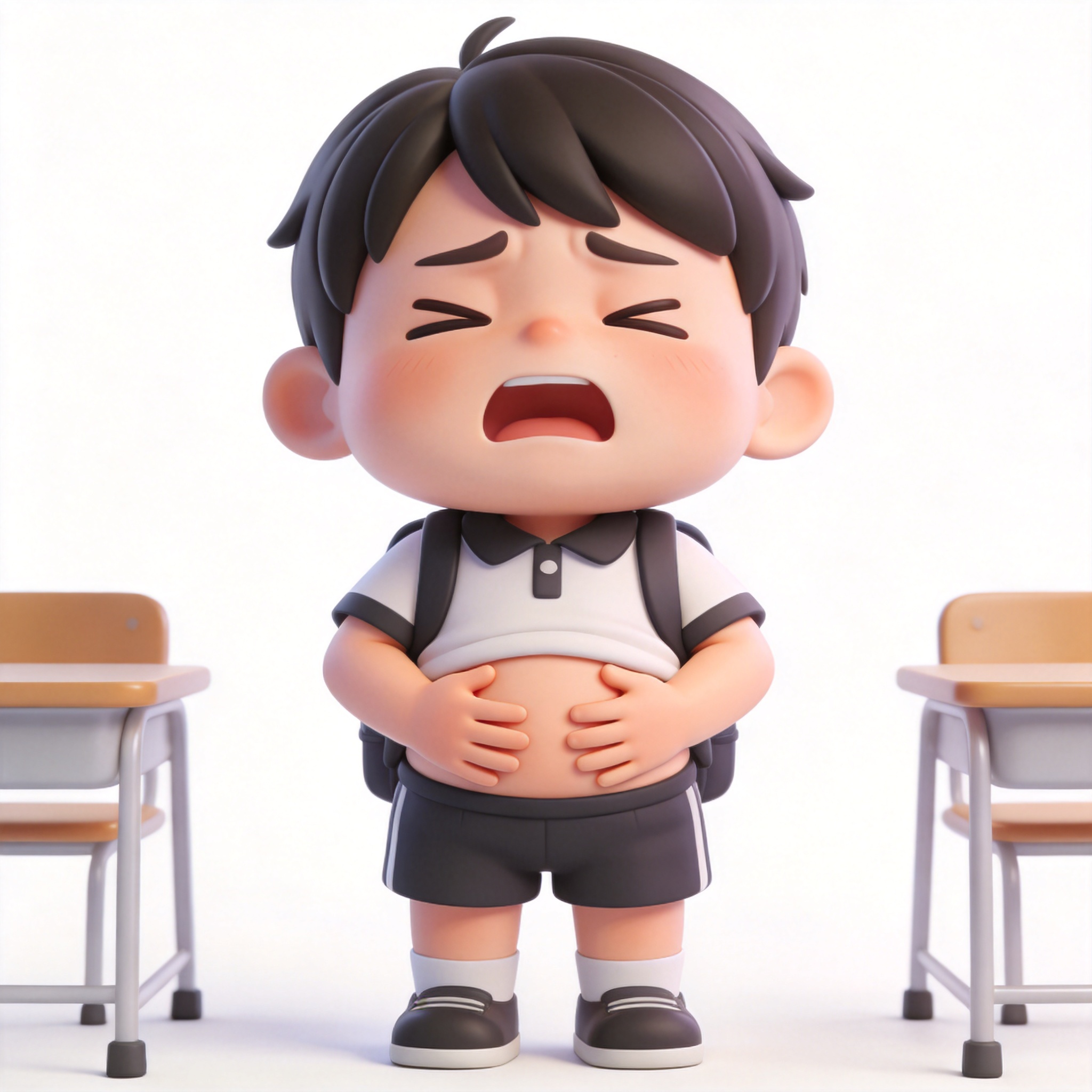 have a stomach ache单词图片