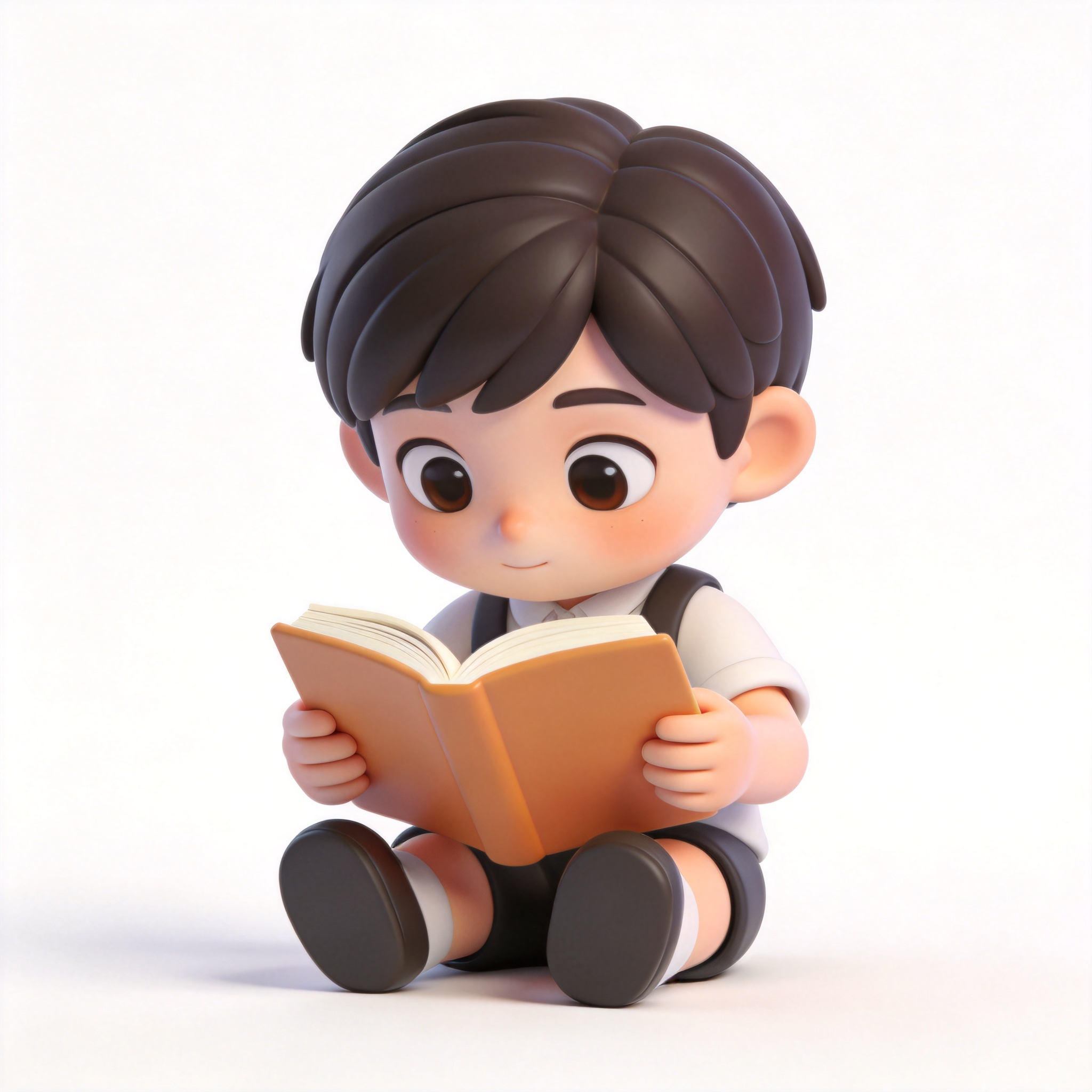 reading a book单词图片