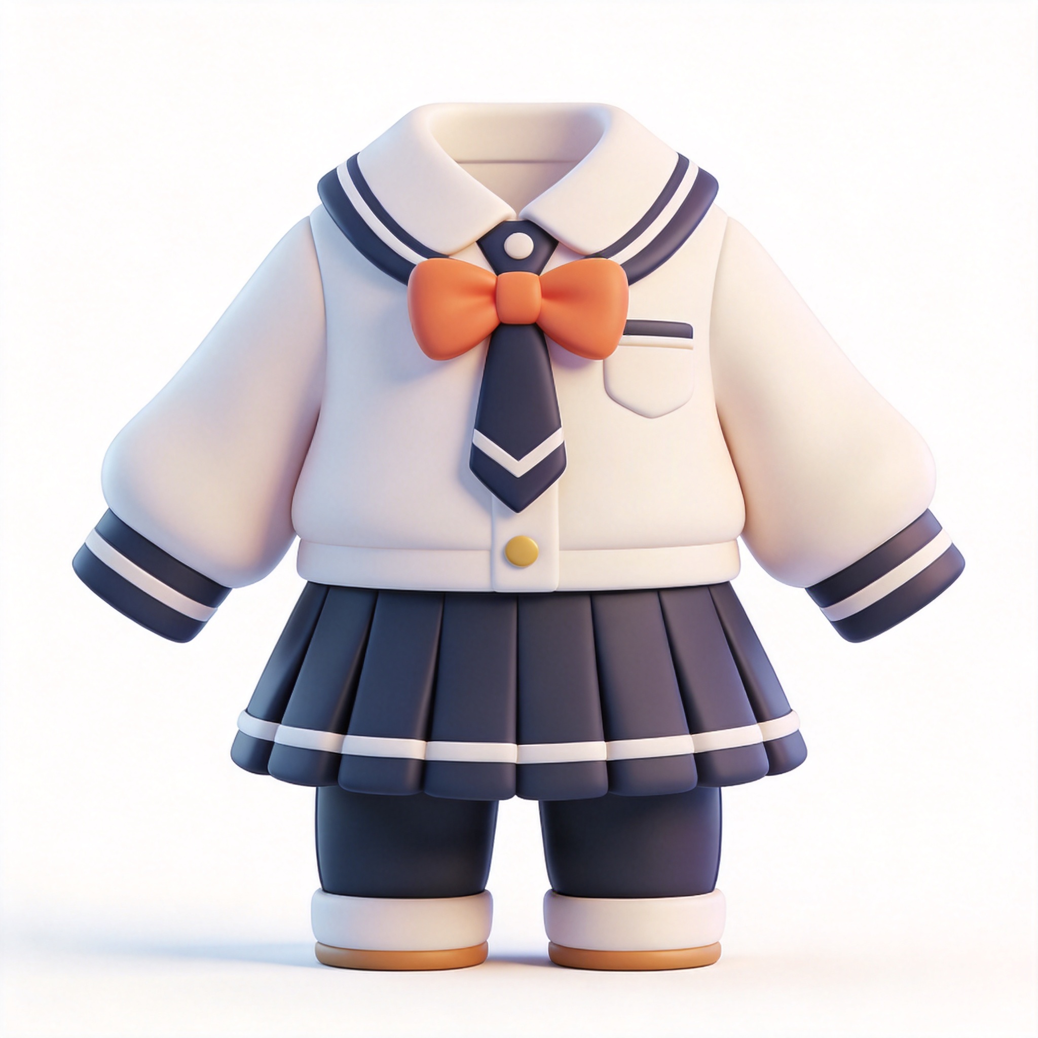 school uniform单词图片