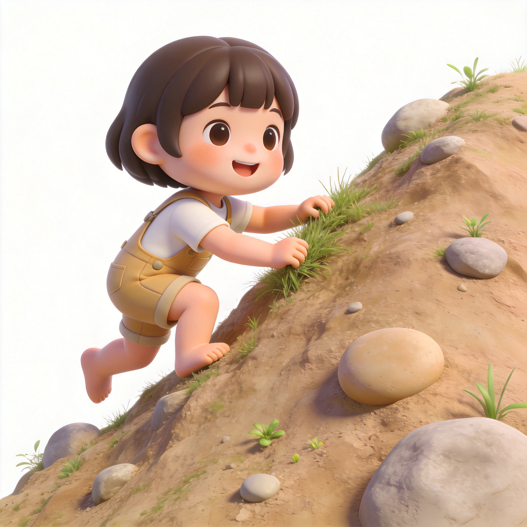 climbing the hill单词图片