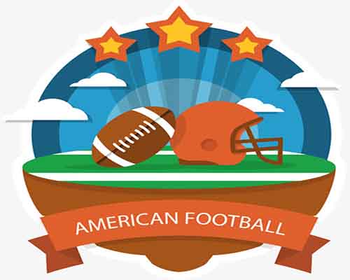 American football单词图片