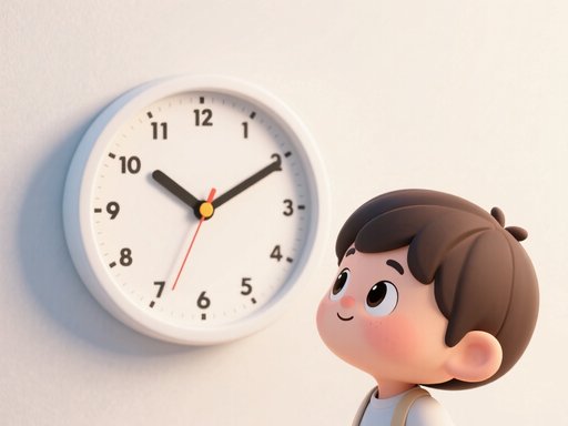 What time is it?单词图片