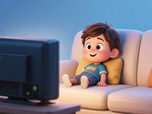 watch TV单词图片