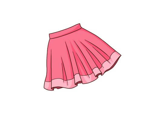 skirt单词图片
