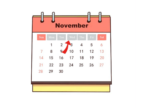 Wednesday单词图片