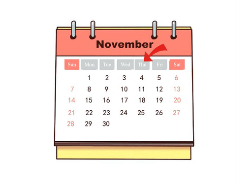 Thursday单词图片