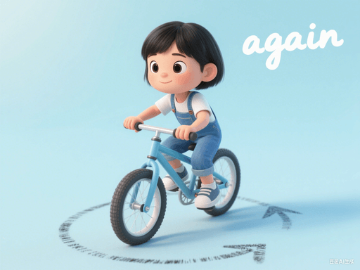 again单词图片