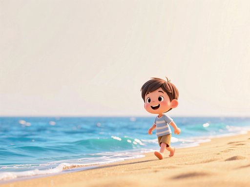 go to the beach单词图片