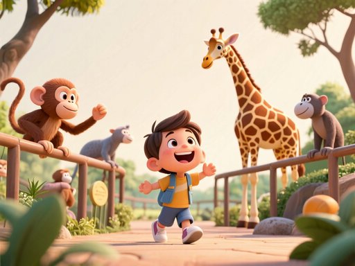 go to the zoo单词图片