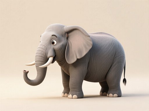 elephant单词图片