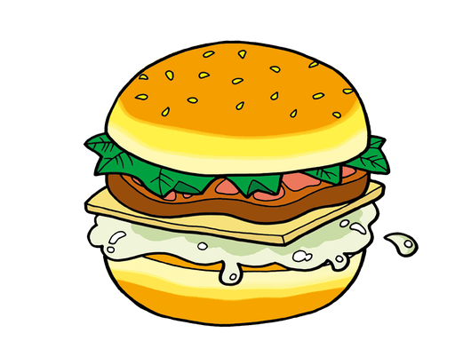 hamburger单词图片