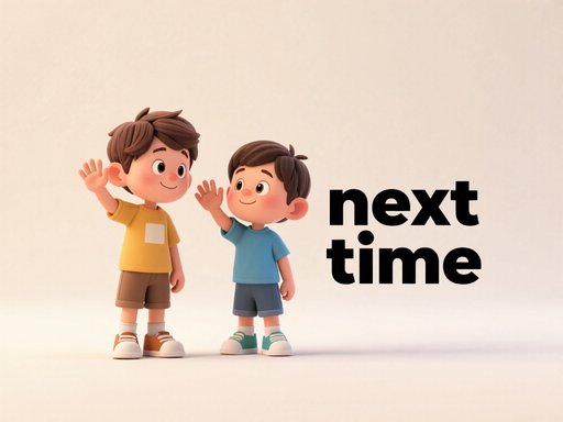 next time单词图片