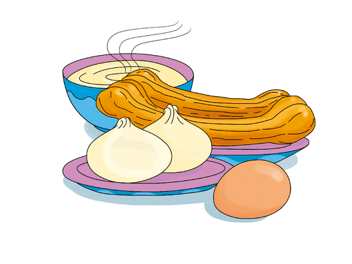 breakfast单词图片