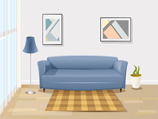 living room单词图片