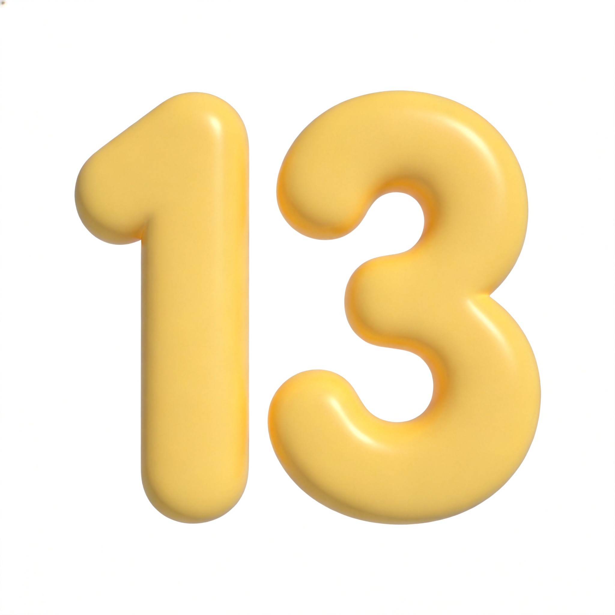 thirteen单词图片