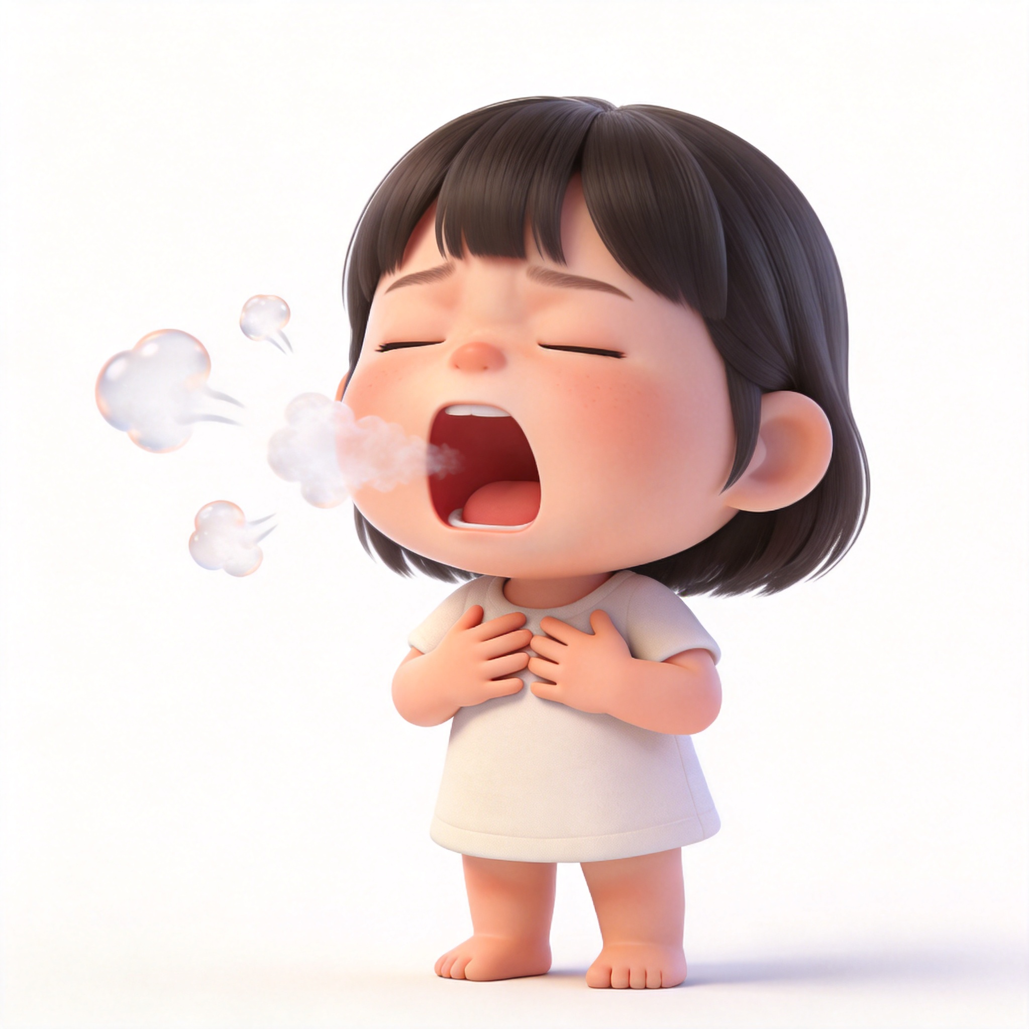 cough单词图片