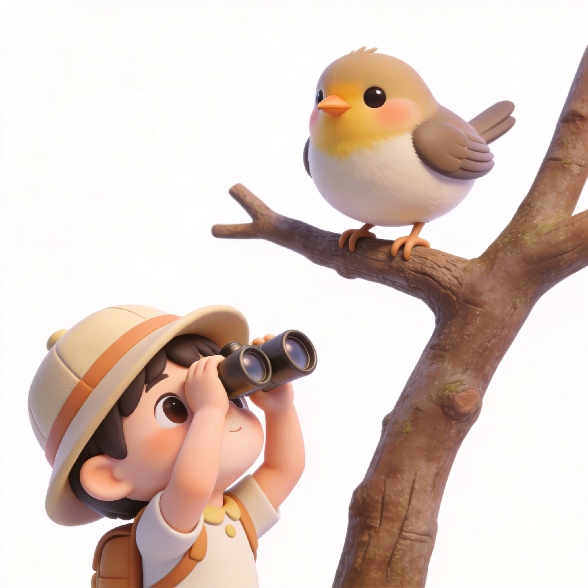 watching birds单词图片