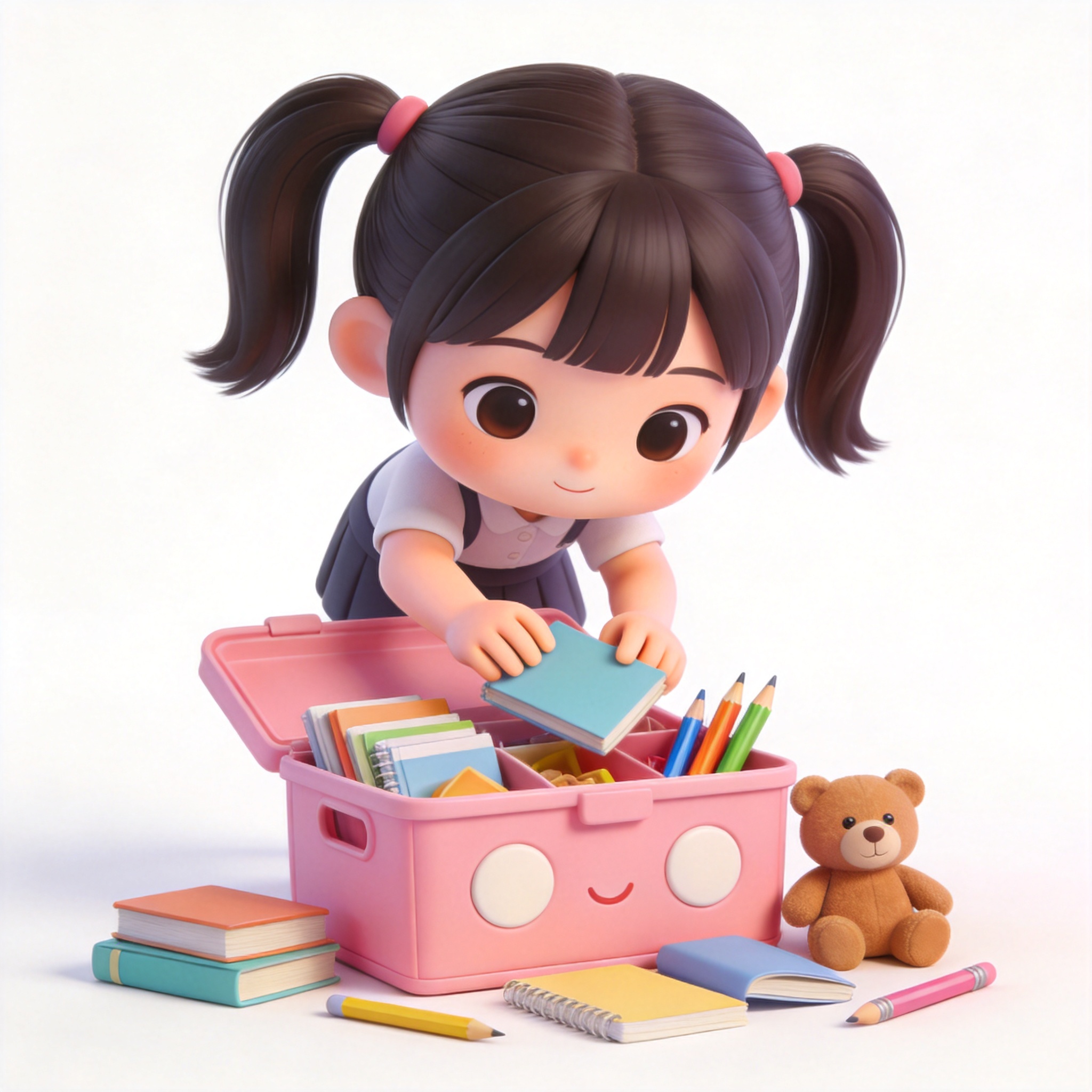 put away your things单词图片