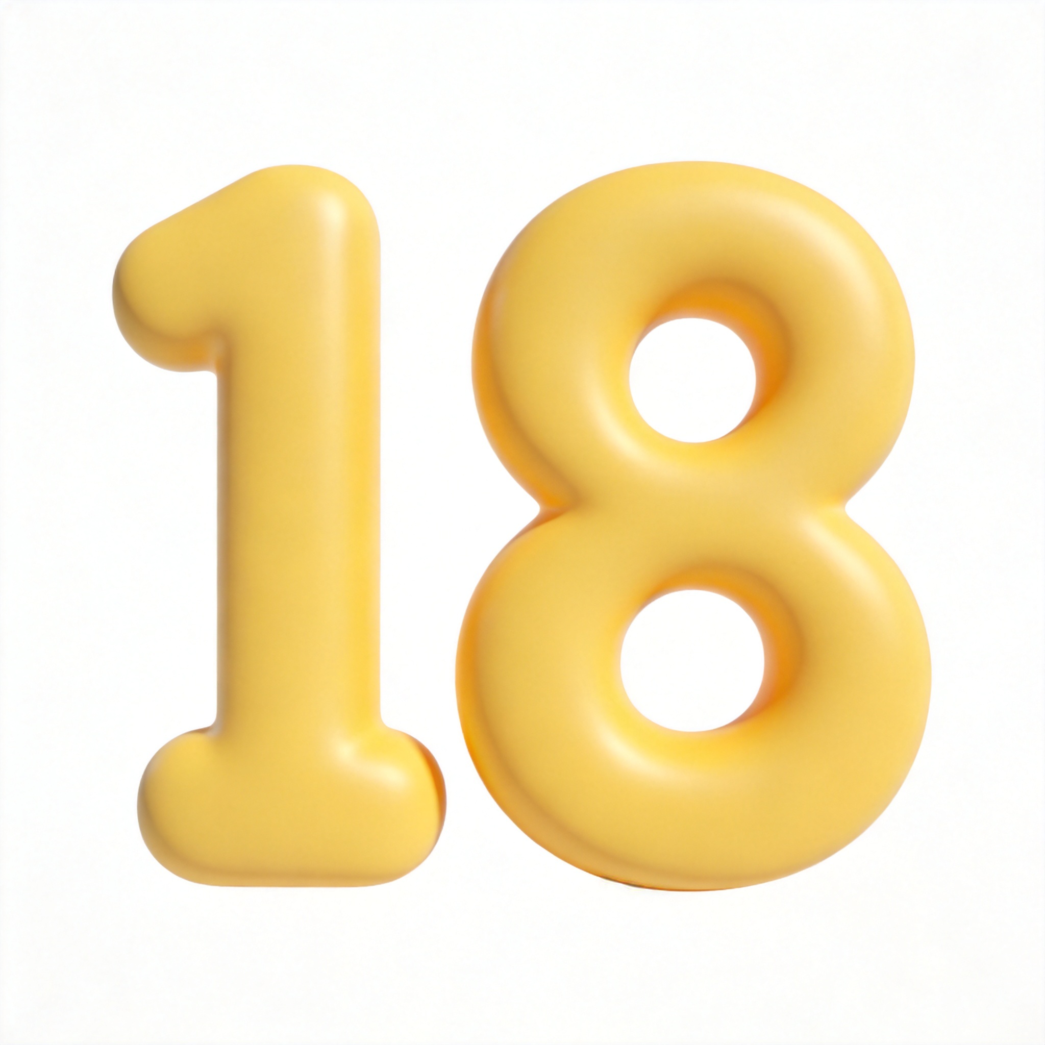 eighteen单词图片