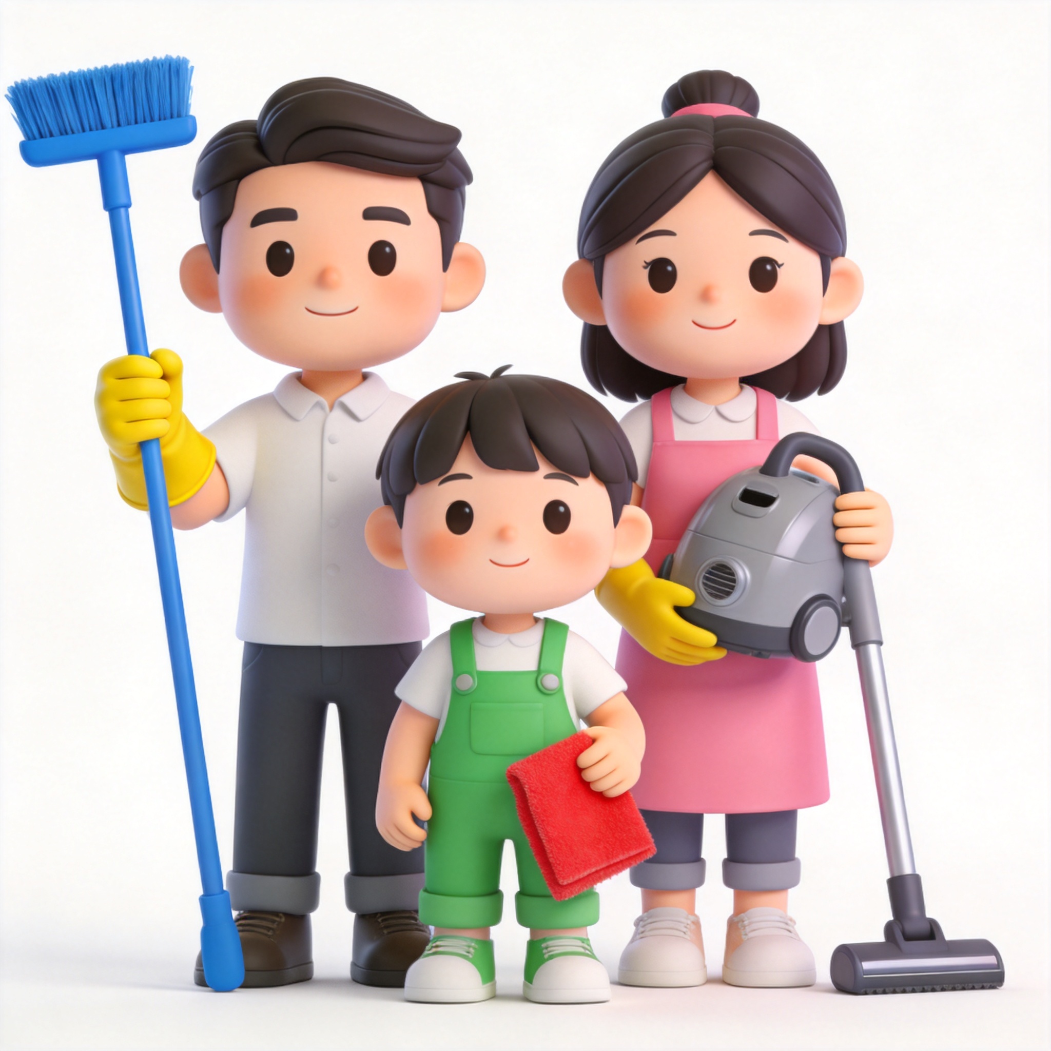 Family Clean-up Day单词图片
