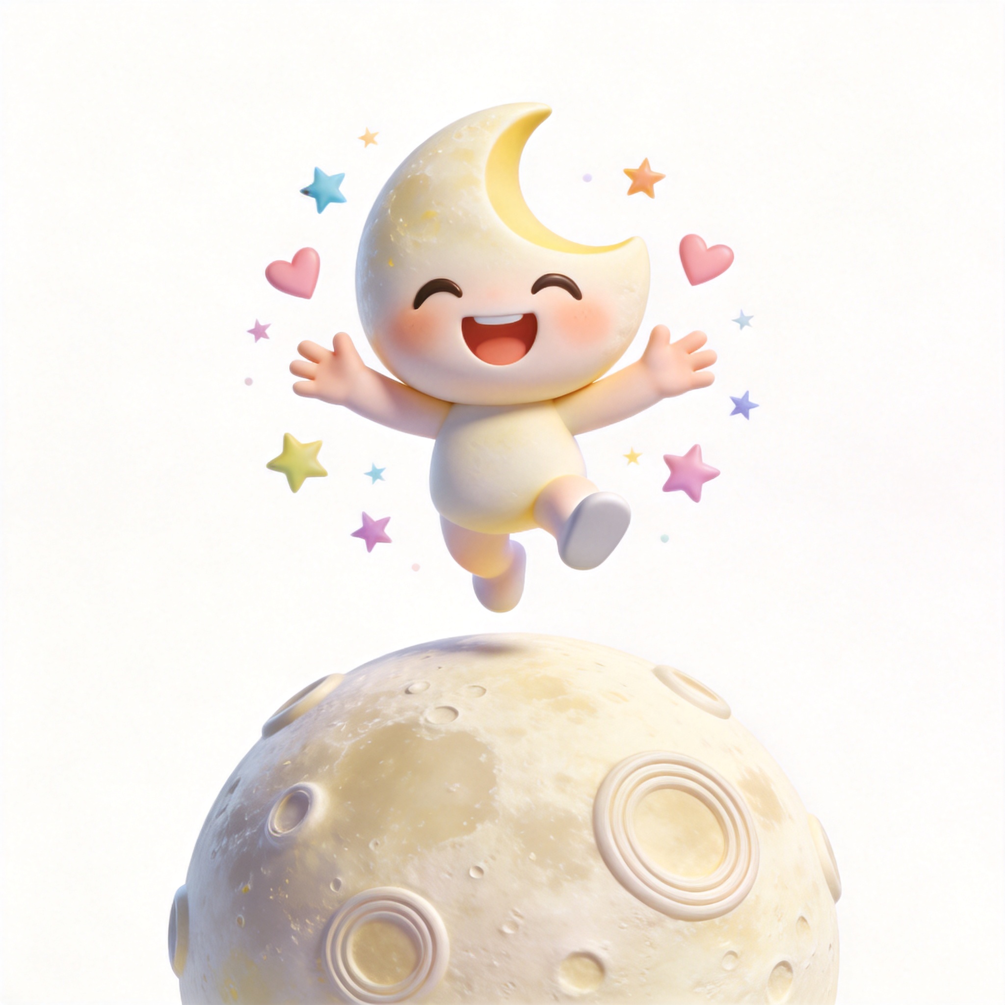 over the moon单词图片
