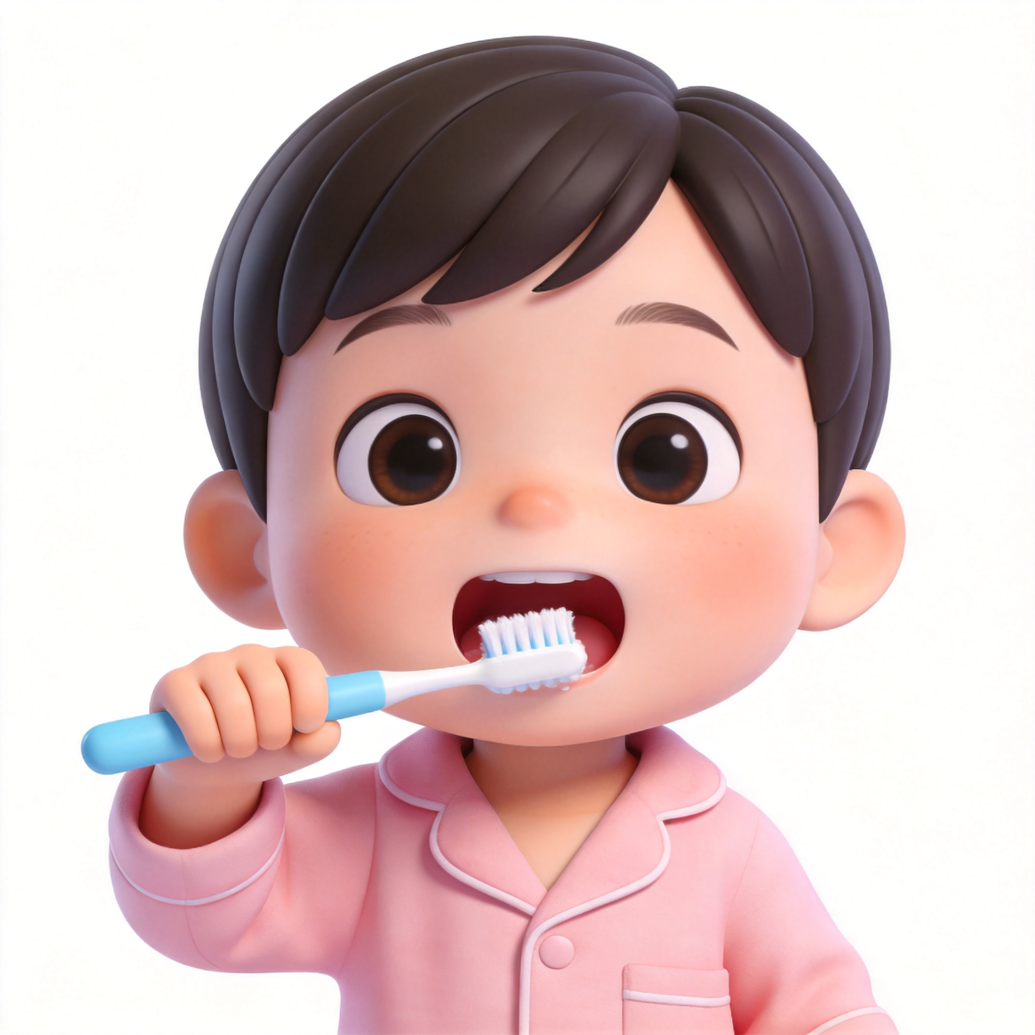brush my teeth单词图片