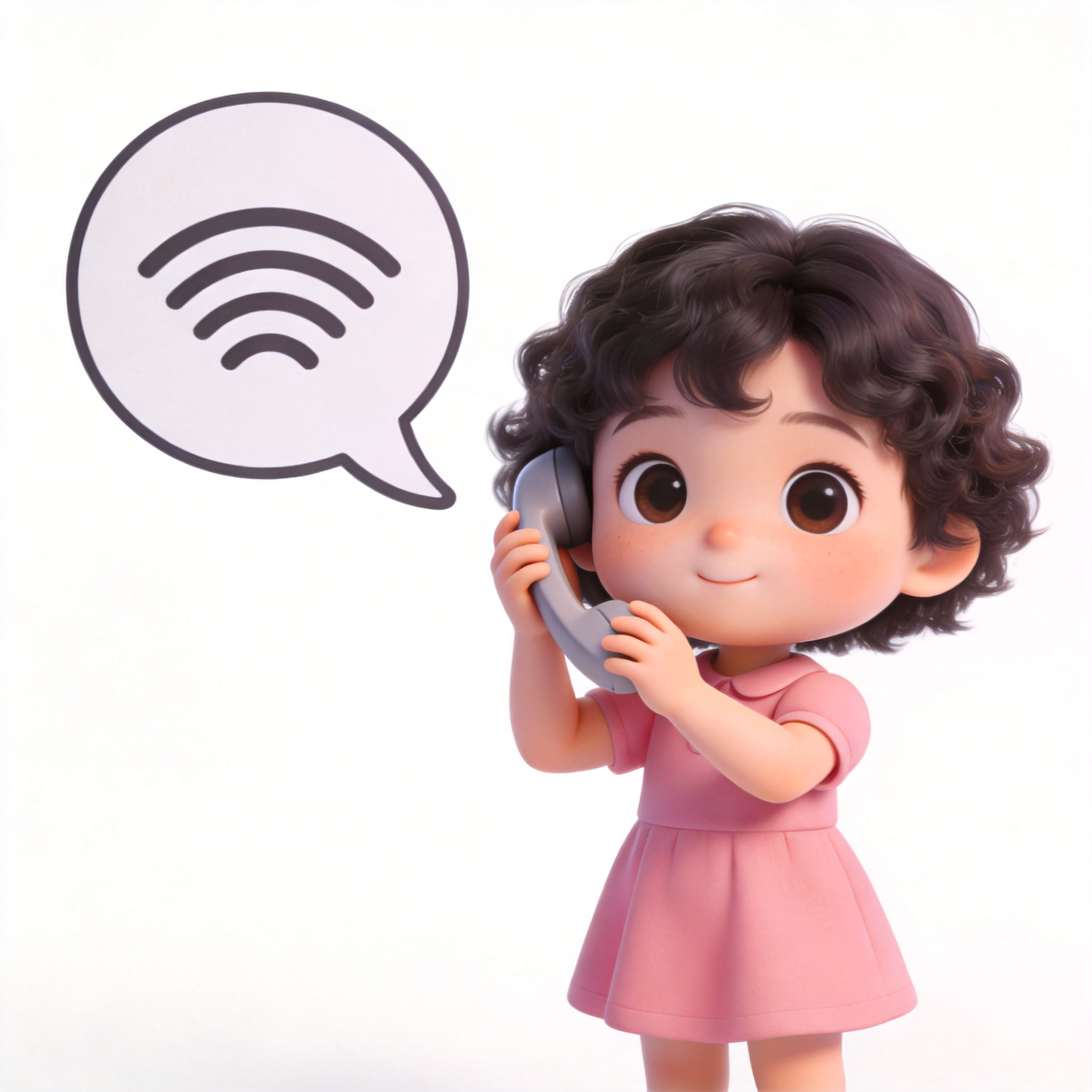 answering the phone单词图片